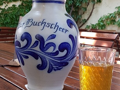 Frankfurt regional einkaufen - Gastronomie und Speisen: Biergarten - Hessen Süd - Zur Buchscheer