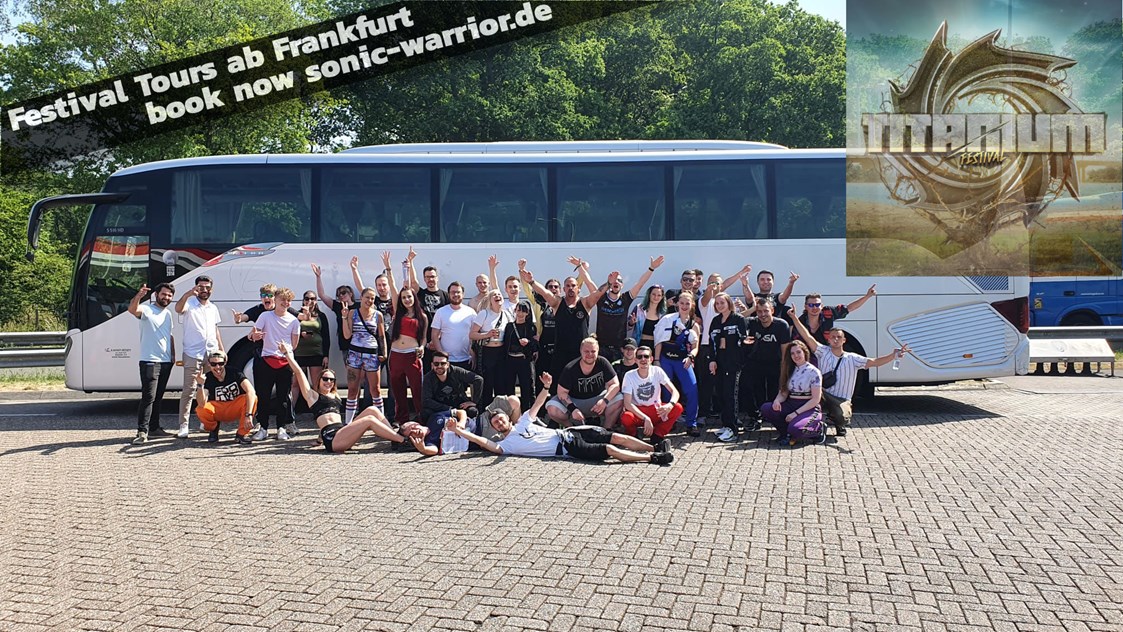 Frankfurt regionale Produkte: Bus Tour zum Titanium Open Air Festival nach Holland ab Frankfurt am Main Hauptbahnhof - Sonic-Warrior